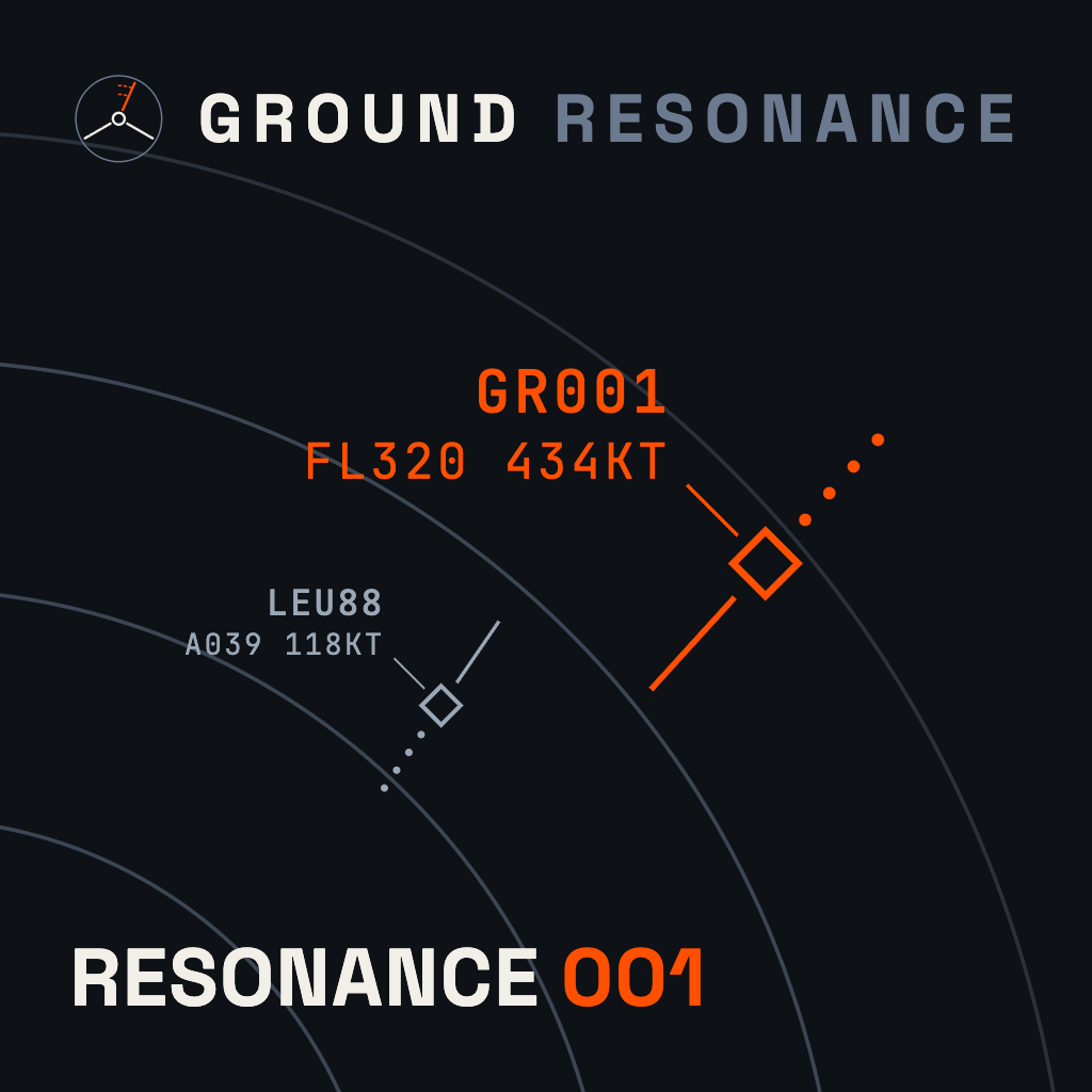 Cover art — Resonance 001 – First Rotation